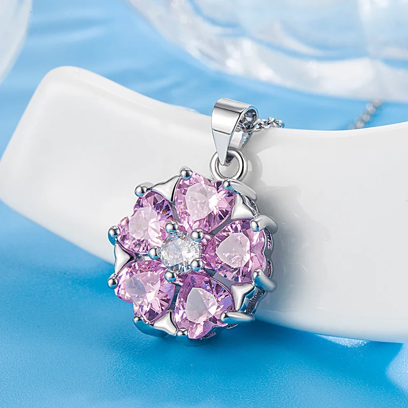 Sterling Silver Pendant Necklace For Women