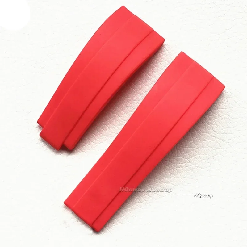 Multicolor Silicone Rubber Watchband Strap – Premium Quality Watch Bracelet Belt in Black, Red, Green, and Blue
