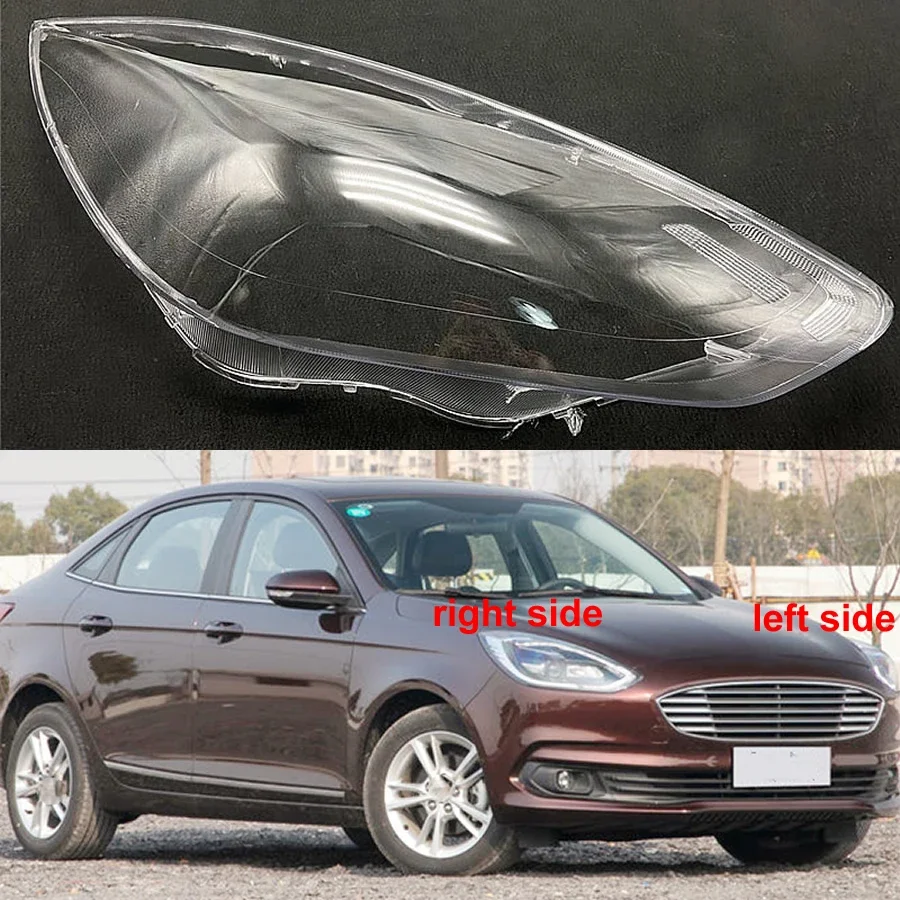 

For Ford Escort 2019 2020 Xenon Headlight Cover Shade Headlamp Shell Transparent Lens Plexiglass Replace Original Lampshade