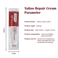 100 pièces crème de soin après tatouage Fougera pommade à la vitamine fournitures de soins de tatouage crème de récupération vitamine A & D crème réparatrice de tatouage 2