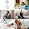 Jellyfish Humidifier USB Air Humidifier Aroma Diffuser Purifier Mist Sprayer Essential Colorful Rotation Night Light For Bedroom 3