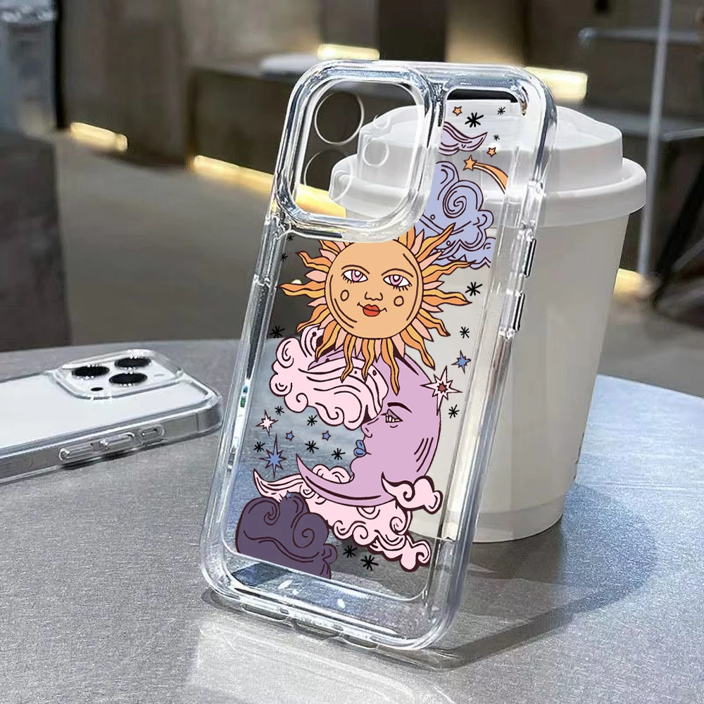 thumbnail image 1 of Funda transparente suave con diseño de flores para iPhone 16, 15, 11, 12 Pro Max, XR, X, XS, 7, 8 Plus, SE 2, funda para iPhone 14, 13 Pro, XS Max, fundas transparentes, 1 of 4