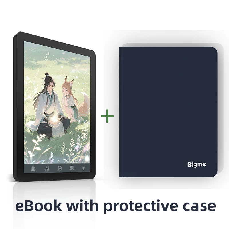 Bigme B6 電子書籍リーダー、6インチEインク電子書籍、36段階フロント