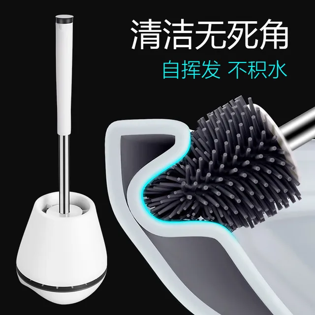 Wc-Kefe Háztartási Tisztító Kefe Tpr Anyag Falra Szerelt/Padlón Álló Hosszú Fogantyúkat Kiegészítők - Image 2