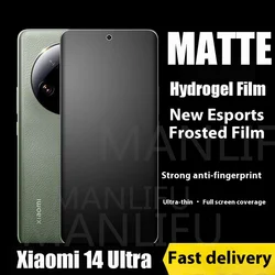 3 - Pack Full Coverage Matte Hydrogel Screen Protector Film - Ultra Soft Clear TPU - Front Film (Xiaomi 14 Ultra)