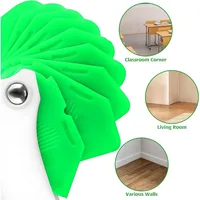 Outil de calfeutrage en silicone 9-en-1, spatule professionnelle pour l'épandage et le retrait de mastic de carrelage, de joint de fenêtre et de joint de carrelage 6