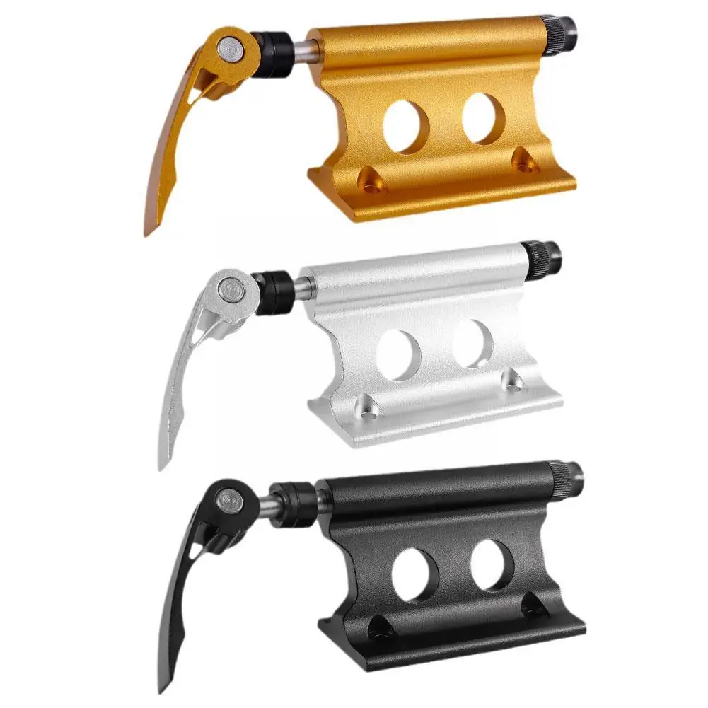 Aluminum Alloy Bicycle Front Fork Quick Release Fixing Carrier Block Luggage Bike Parking Fork