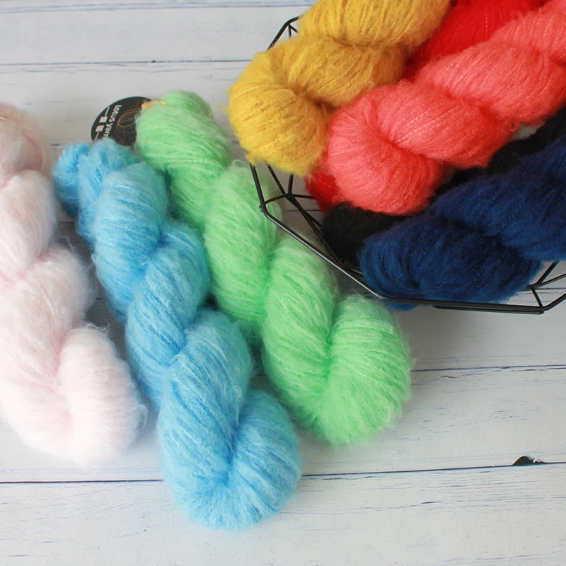 1*50g hank Lotus Hand Knitted Sweater Making DIY Merino Yarn 5