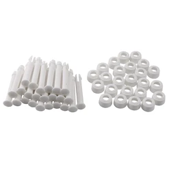 New 24Pcs ABS Pool Joint Pins, 6cm/2.36in Cap Set Seals for Intex Swimming Pool Replacement Parts 28270-28273