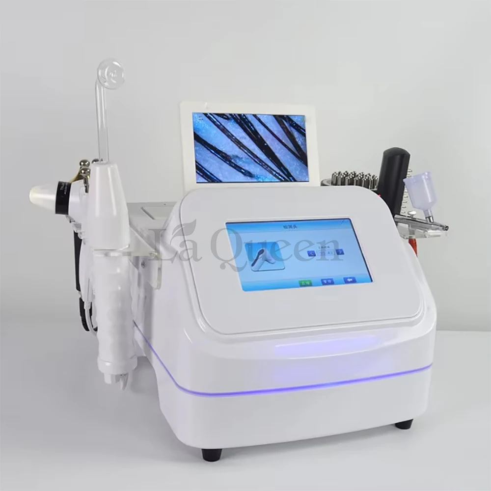 Prezzo di Fabbrica Macchina 7-in-1 per Massaggio del Cuoio Capelluto e Ricrescita dei Capelli con Rilevamento HD, Getto di Ossigeno a Penetrazione Profonda, Anti-Caduta Capelli AU EU - immagine 6