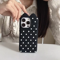 Puffer Polka Dot 3D Silicone Phone Case - iPhone 13 14 15 (1)