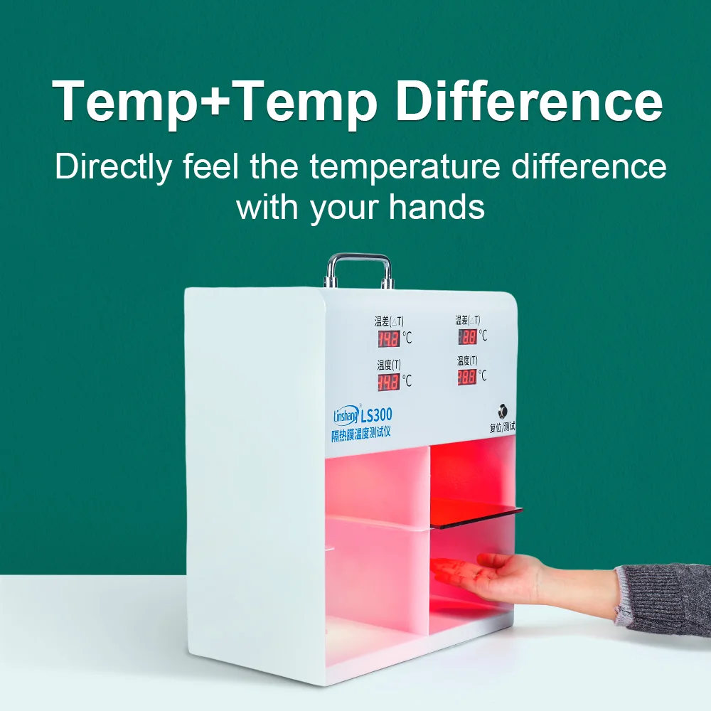 Window Film Temperature Tester Thermal Insulation Measurement Temperature Difference Meters Window Tint LS300