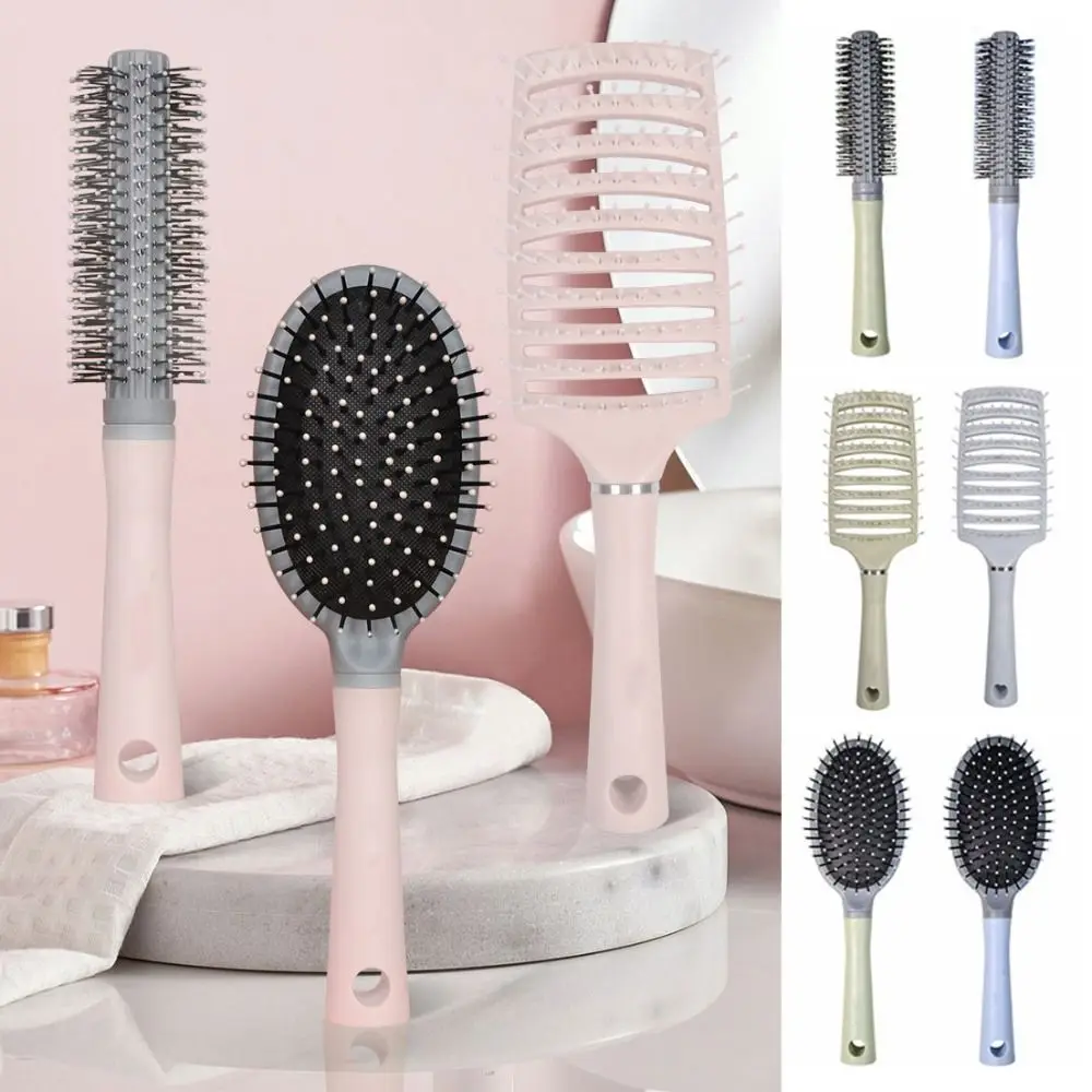 Fashion Waterproof Air Cushion Comb Anti-static Portable Scalp Massage Comb Hair Styling Arc Structure Hollow Comb Salon Home