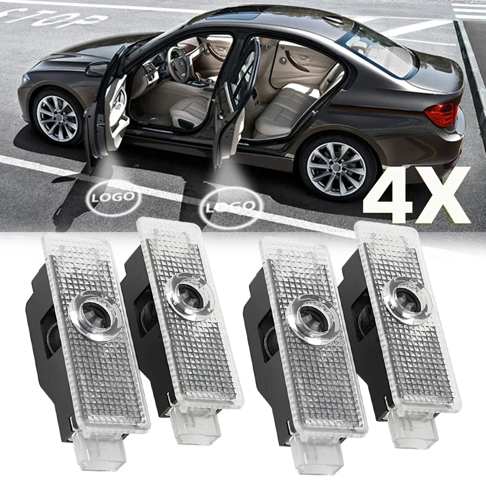 

Автомобильные светодиодные лампы для дверей, проектор логотипа для BMW E90, E92, E60, E61, E65, F01, F10, F30, F48, G30, G38, X1, X2, X3, X4, X5, X6, X7 м, 2 или 4 шт.