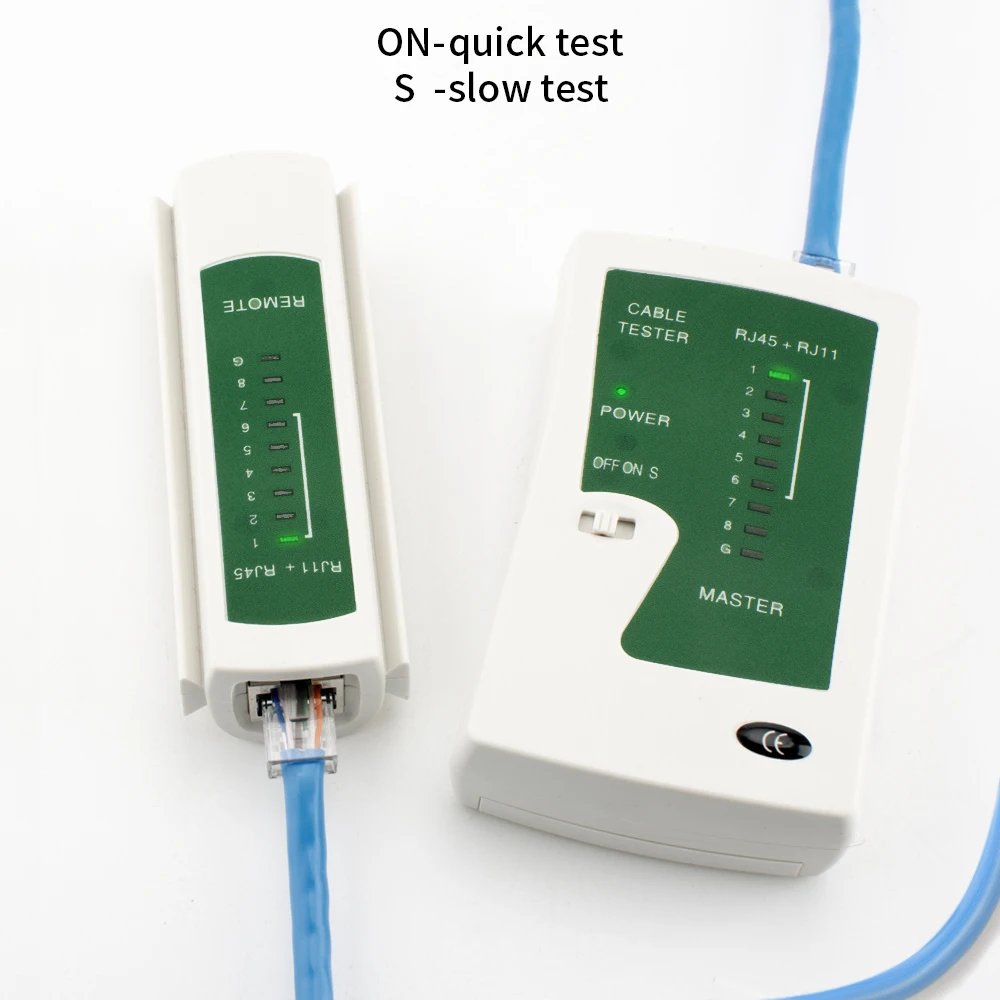 Cat5 Cat5e Cat6 Cat6a Cat7 LAN Cable Tester for LAN RJ45 RJ11 RJ12 UTP/STP Network Cable Enternet and Telephone Wires