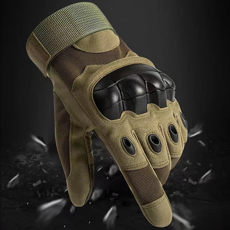 Outdoor Sports Locomotive Military Fans Gloves Winter Warm Outdoor Motorcycle Tactical Gloves Riding Gloves 5