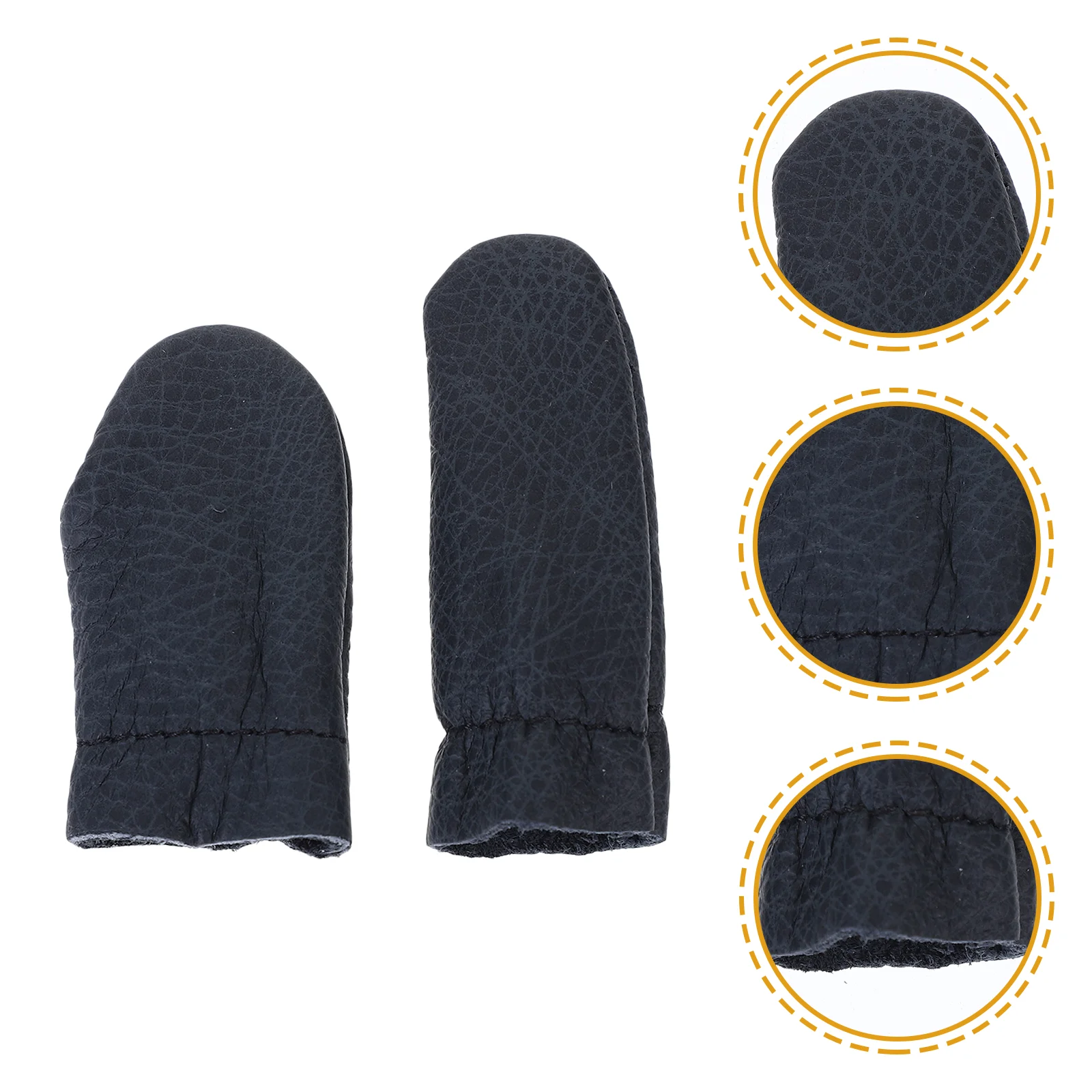 펠트 슬리브 바늘 작업용 손가락 보호대, 골무 도구 가드, 뜨게 매뉴얼, 10 개