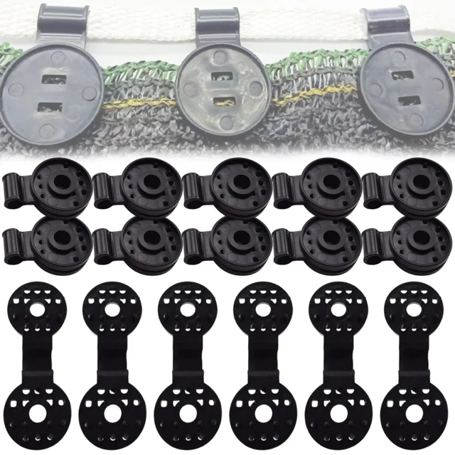 Árnyékszövet Nagy Teherbírású Reteszelő Markolat Árnyékoló Ruhák Műanyag Klipek Kerítés Szövet Kert Hálóhoz Madárhálóellenes Napsütés Háló - Image 3