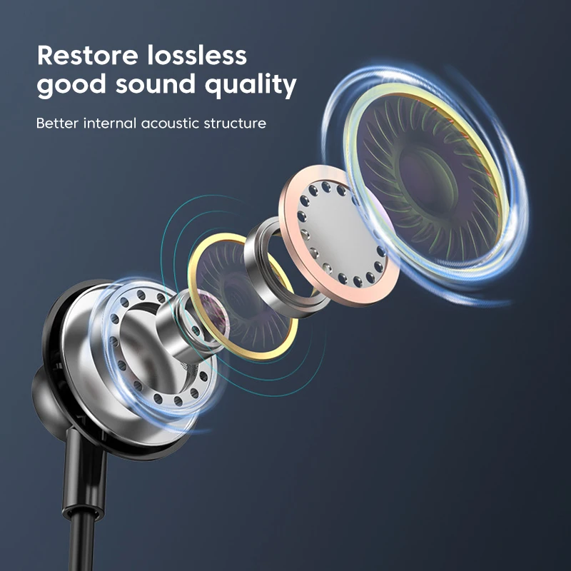 USB Wired Headphones 3M Long In-ear Earphones With Mic USB-A Cable Handsfree Headset Gaming USB Earbuds For PC Desktop Laptop 6