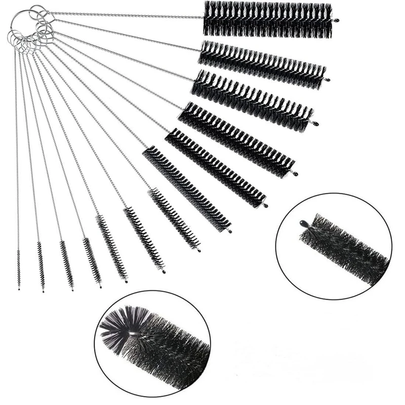 15Pcs Tool Brushes Car And Motorcycle Carburetor Cleaning Needle Set Stainless Steel Dirt Ejector Tool Brush motorcycle carburetor carburetor repair tool kit carburetor repair tool carburetor cleaner carburetor cleaner kit brush cutter carburetor