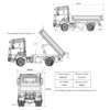 Kabolite 1/14 4x4 Metal Hydraulic RC Dumper Painted Tipper K3362 With Sound System Motor ESC Servo Flysky FS-ST8 radio Controll 6