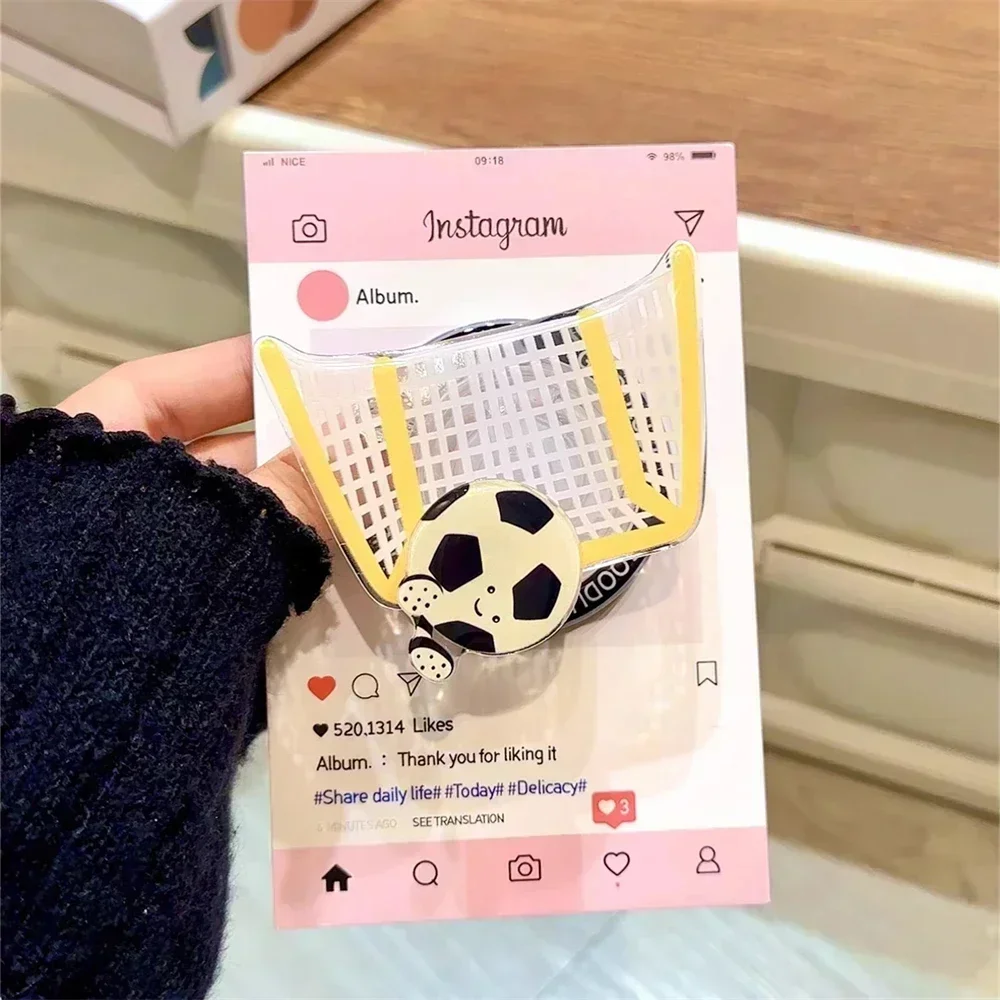 Korean Cute Cartoon Magnetic Grip and Stand