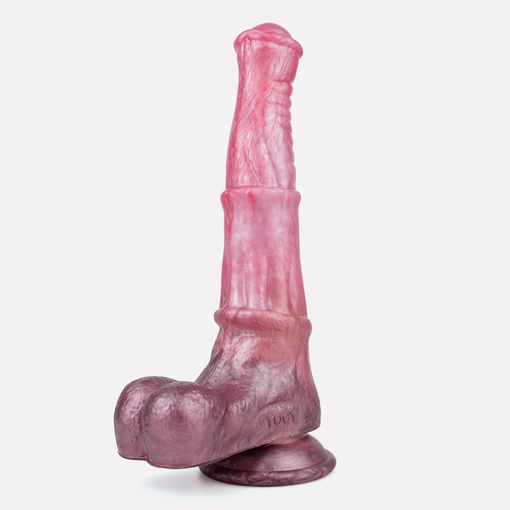 FAAK Strapon 35cm Long Horse Dildo With Sucker Fantasy Silicone Sex Toy For Women Men Large Realistic Animal Penis Color Mixed