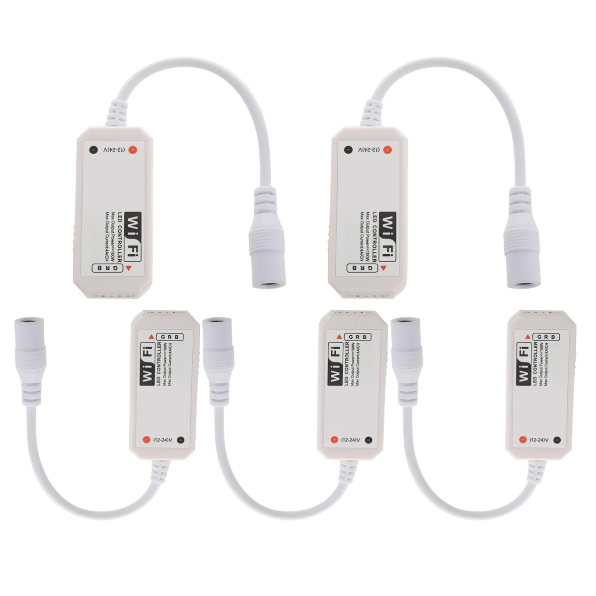 

5X LED WiFi Remote Controller Works with Alexa/Google Home Voice Control for 5050/3528 RGB Lights Change