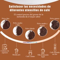 Moulin à café électrique Portable, épaisseur réglable, noyau de broyage en céramique, batterie longue durée, broyeur de grains de café 5