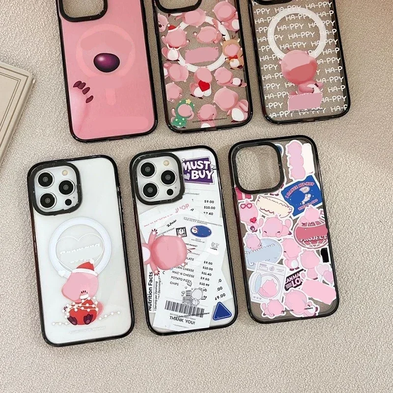 Magsafe Acrylic Cartoon Beaver Phone Case Cover for IPhone 11 12 13 14 15 Pro Max Case for IPhone 15 Pro Max