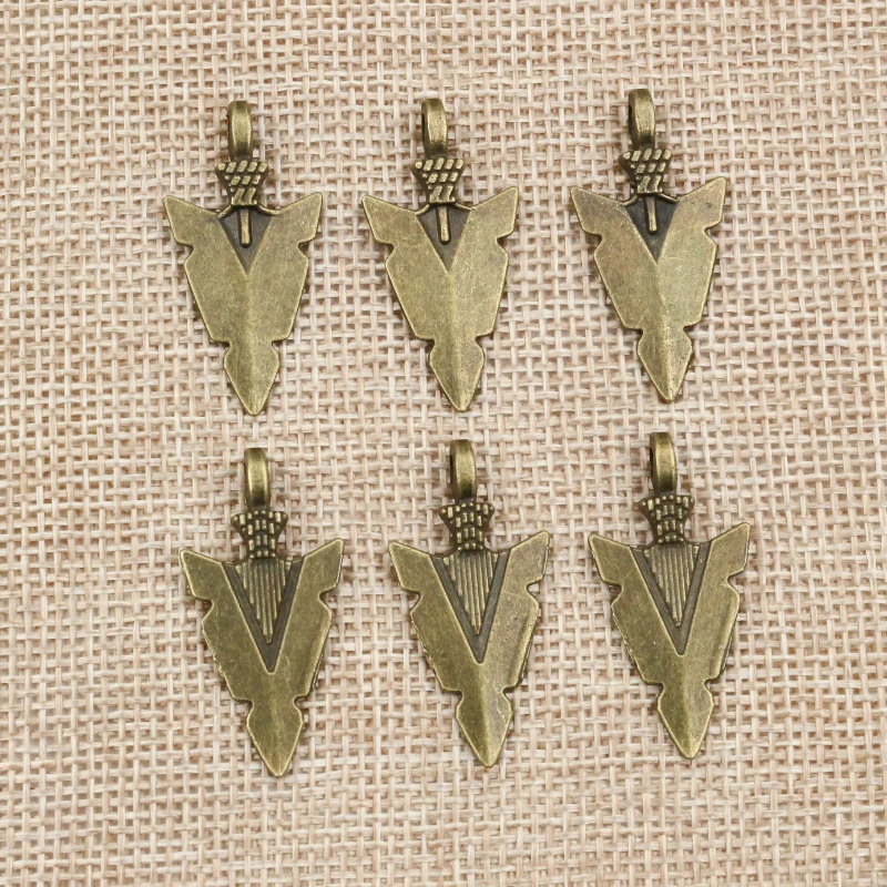 8pcs 28x15mm Charms indian pfeilspitze dolch Antike, Der anhänger fit,Vintage Tibetischen Bronze,DIY armband halskette