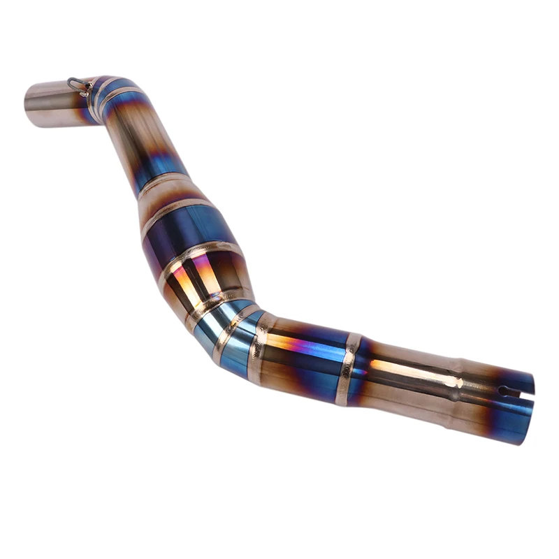 For CFMOTO NK400 NK650 NK 400 650 Motorcycle Exhaust Modify 51MM Titanium Alloy Muffler Escape Moto Bike Tube Middle Link Pipe - Image 5