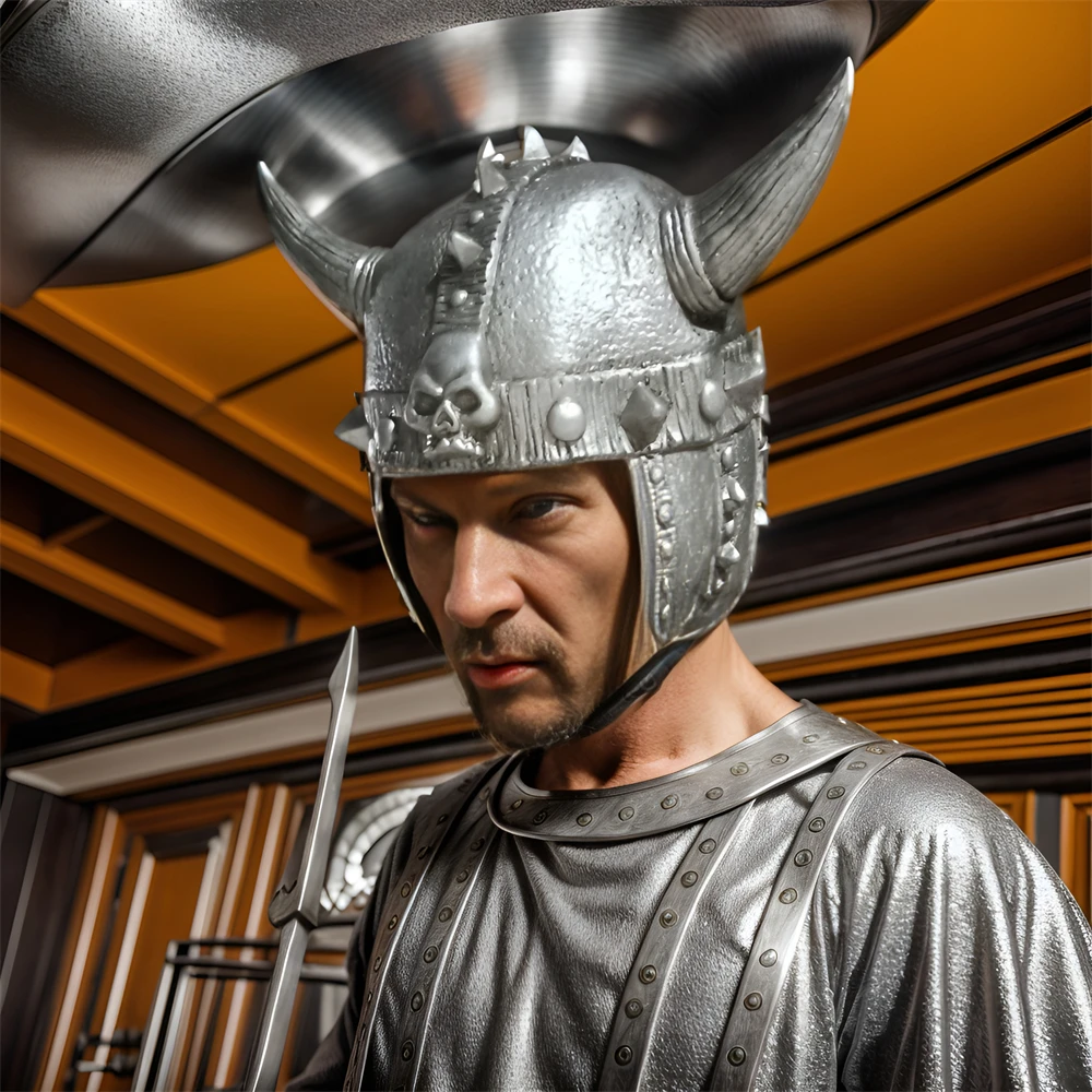 

Novel medieval pirate hat knight helmet Halloween Sea performance role-playing cosplay costume carnival party hat