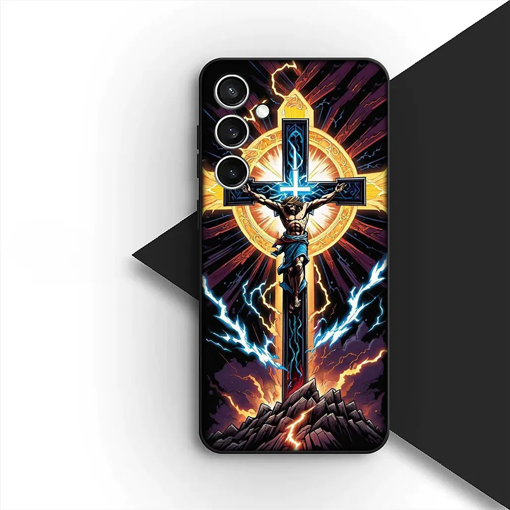 Divine Savior Christian Cross Phone Case Cover