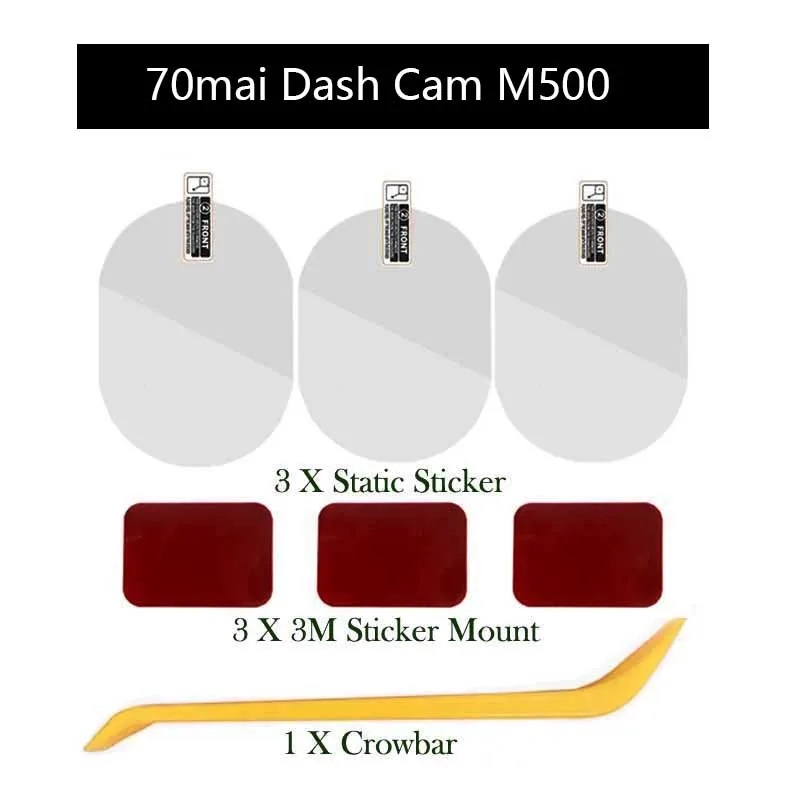 For Original 70mai Dash Cam M500 Dash Cam Smart 3m Film And Static