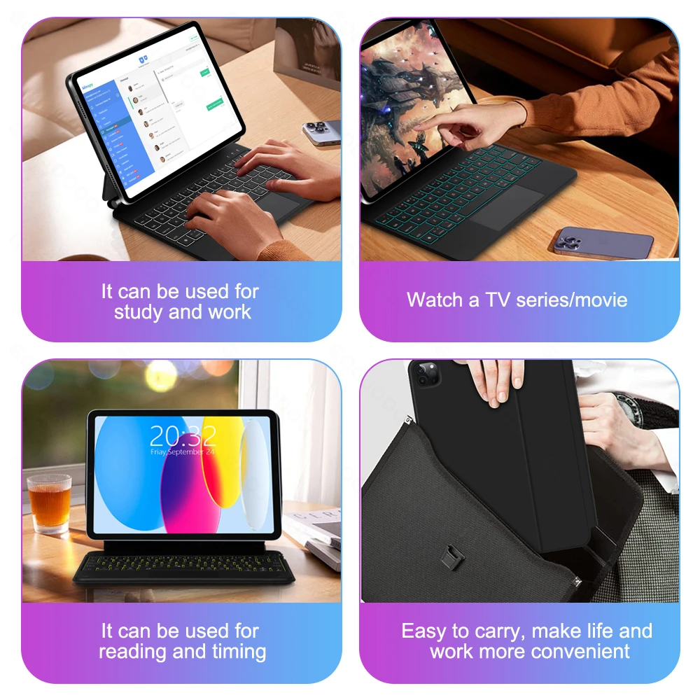 GOOJODOQ マジックキーボード iPad 10th 10.9 A16 11th Gen キーボード