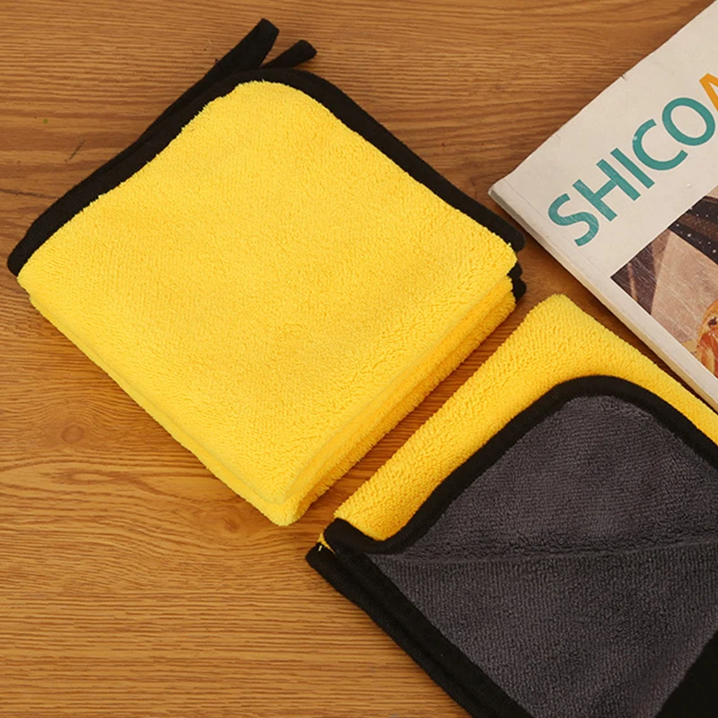 High Density Car Towel Coral Fleece DoubleSided Car Towel Absorbent