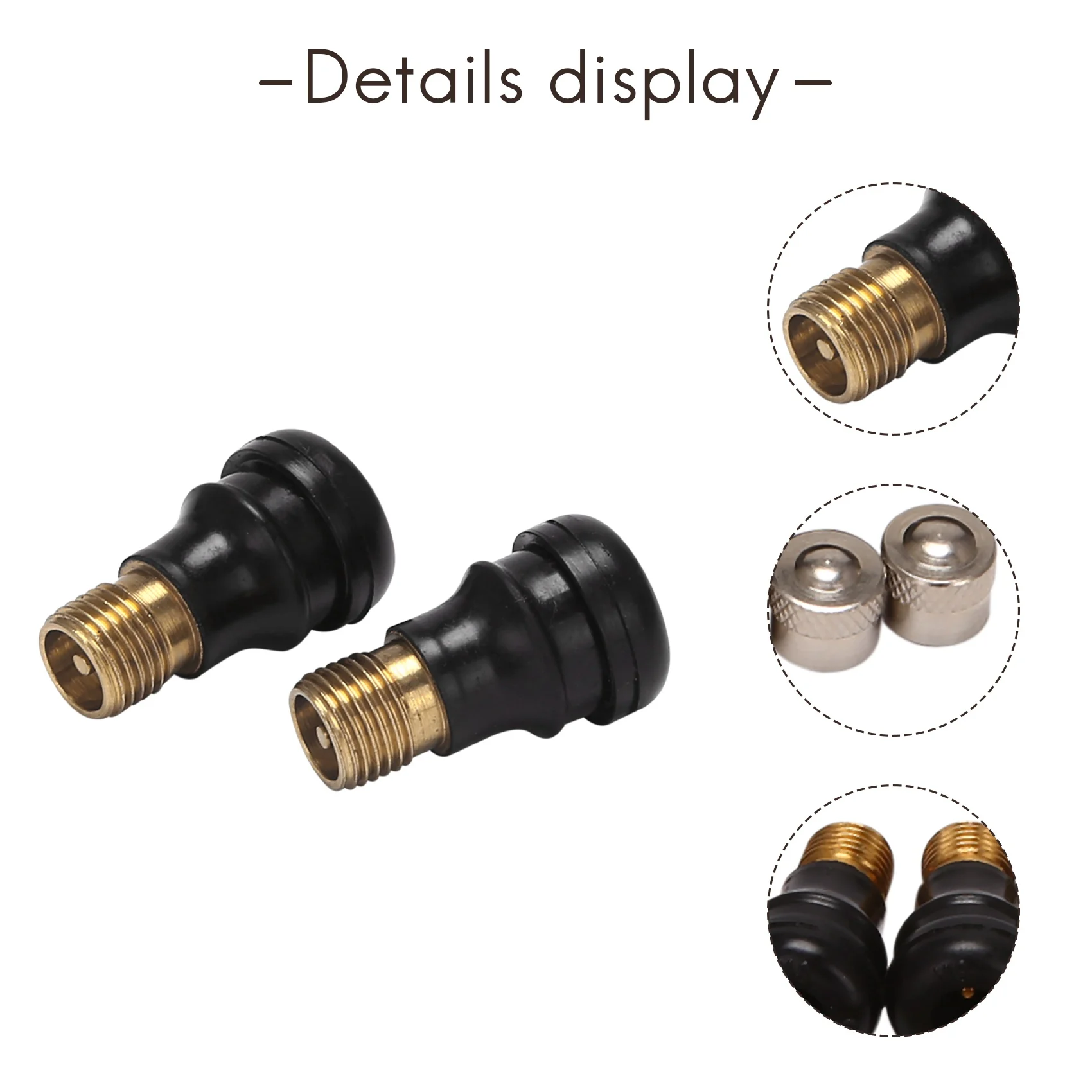 10Pcs Electric Scooter Tubeless Tire Vacuum Valve Wheel Gas Valve for Xiaomi M365 Electric Scooter Accessories