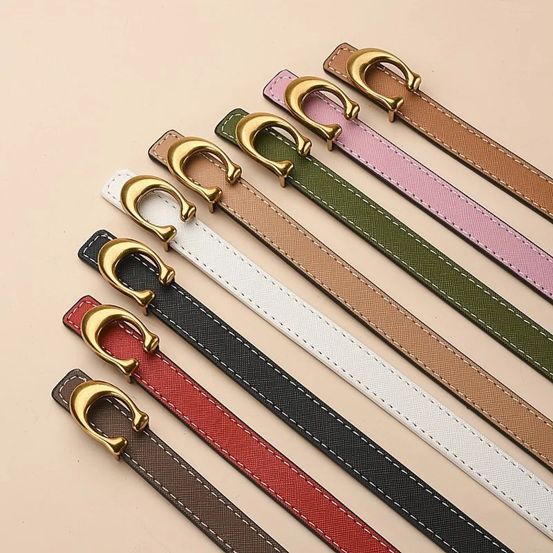 Candy Color 0.7 Inch Wide For Children Belts Girls/boys Waistband Metal