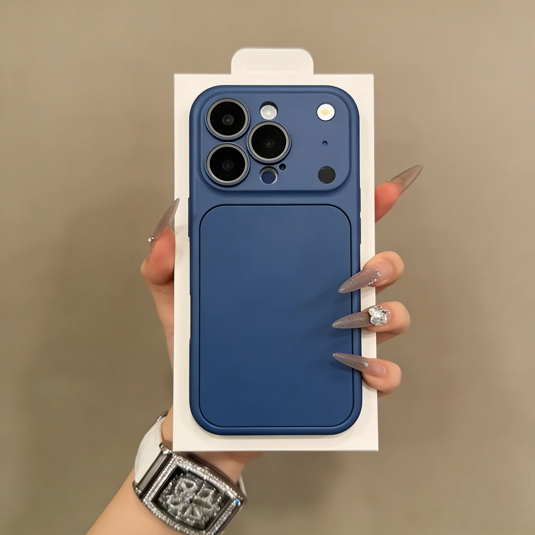 Dual-Function Matte Lens Protection Phone Case with Instant Color Change Feature