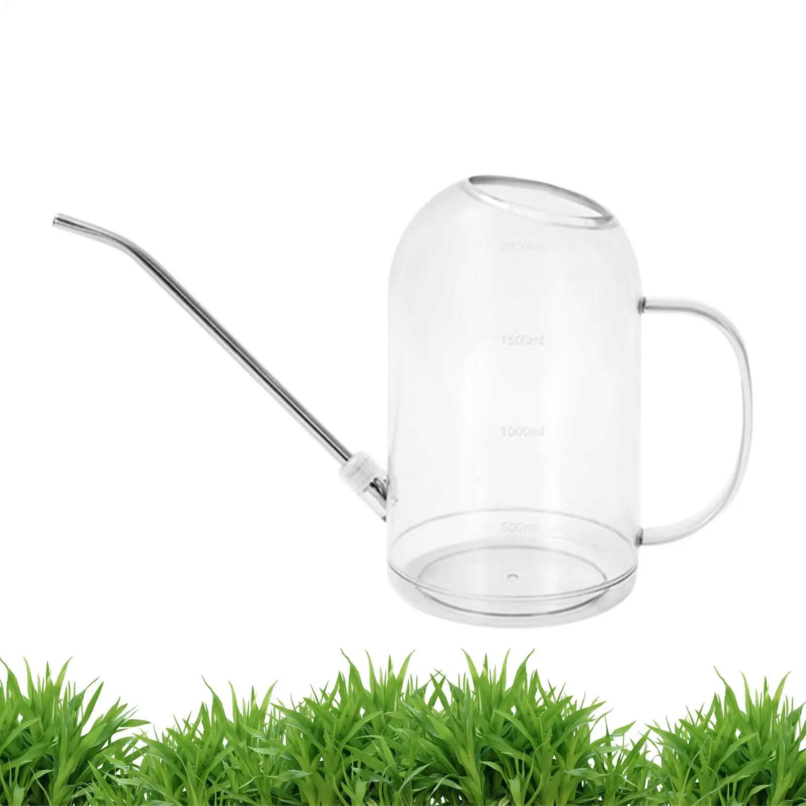 Long Spout Watering Can 2L Plant Watering Can for Precision Pouring Potted Plants Houseplants Garden Patio Balcony Gardening - 4