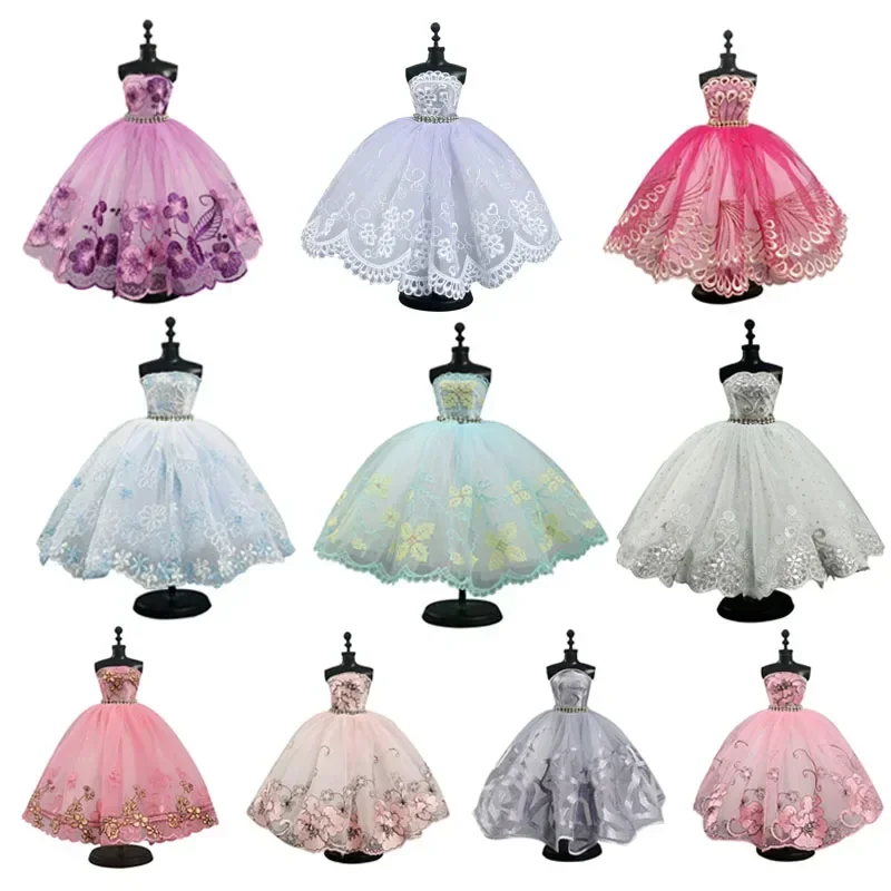 Fashion Ballet Tutu Dress For 11.5" Doll Outfits Clothes 1/6 Doll Accessories Rhinestone 3-layer Skirt Ball Party Gown Girl Toy doll accessories,doll clothes,doll clothes accessories,barbie doll clothes