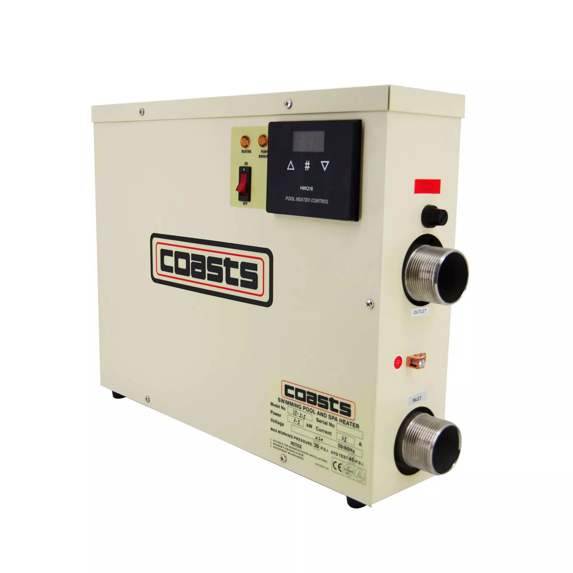 15KW Water Heater for Swimming Pool & bathtube Thermostat 220v/380v Brand New