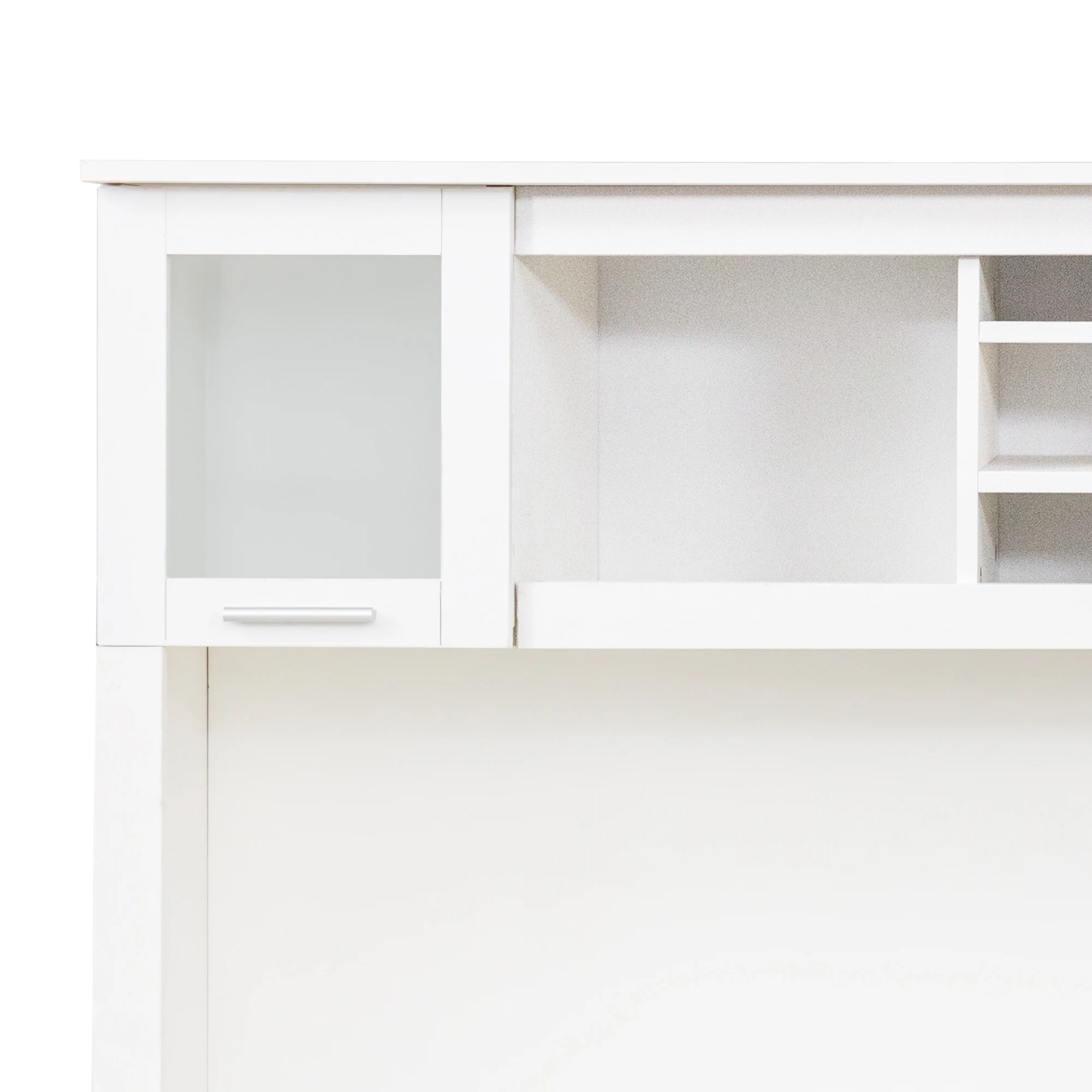 Particle Board+MDF White Home Office Computer Desk 5