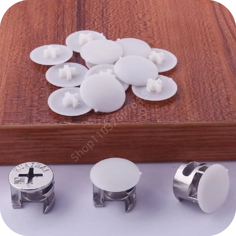 100Pcs Self-tapping Screws Decor Plastic Cap Furniture Hardware Screw Waterproof Rust-proof Dust Plug Cross Screws Decor Cover