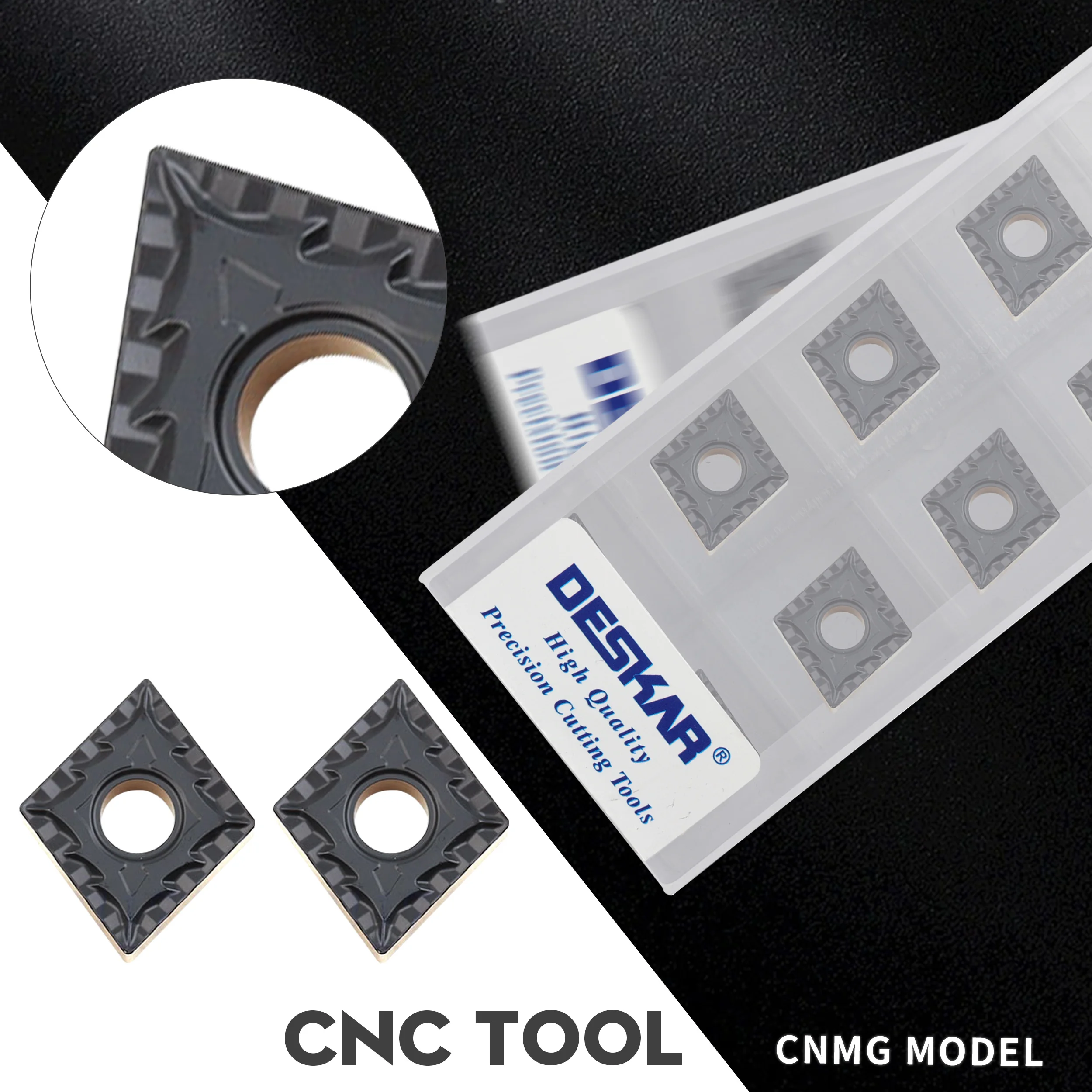 

CNMG120404 CQ LF9218 Carbide Insert Tools CNMG120408 CQ LF9218 External Turning Tools CNC Lathe Turning Insert , For Steel Parts