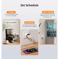 SONOFF S60 EU ปลั๊กไฟอัจฉริยะ SONOFF ปลั๊กไฟอัจฉริยะแบบ Wifi พร้อมระบบป้องกันไฟเกิน ตั้งเวลา ควบคุมการใช้งานผ่านแอป EWeLink รองรับ Alexa และ Google 4