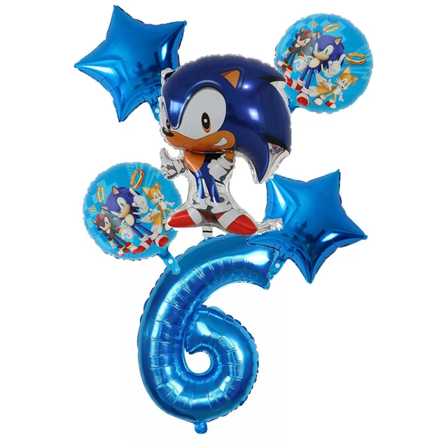 DIY Sonic Party Supplies for Birthday Decorations Balloon Banner Tablecloth  Paper Cup and Plates Napkin for Kid Baby Shower - AliExpress