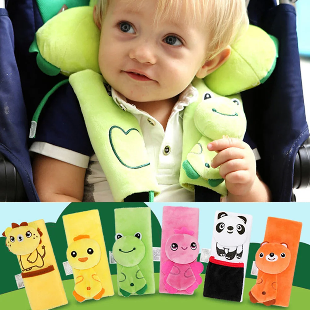CartoonCarSeatBeltCoverKidsBabyShoulderPadSafetyStrapCushion