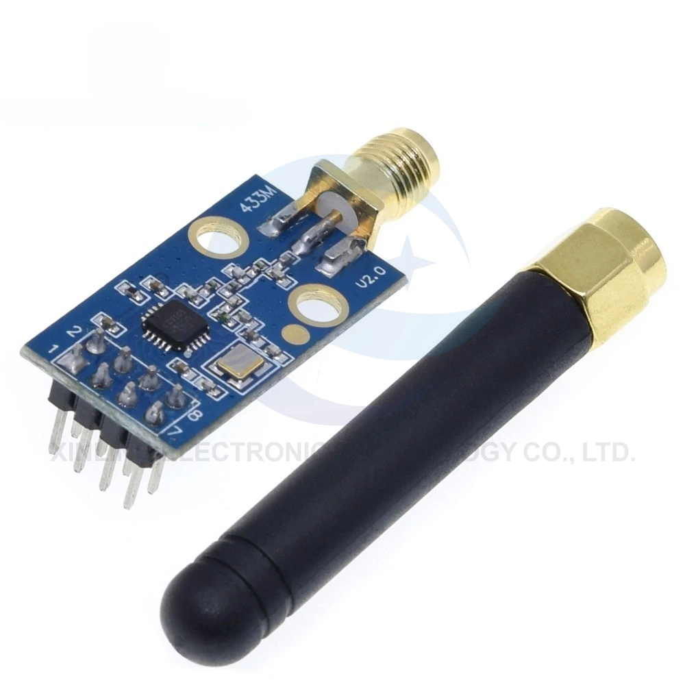 Modulo Wireless Cc1101 Con Modulo Ricetrasmettitore Wireless Antenna Sma Per Arduino 433Mhz